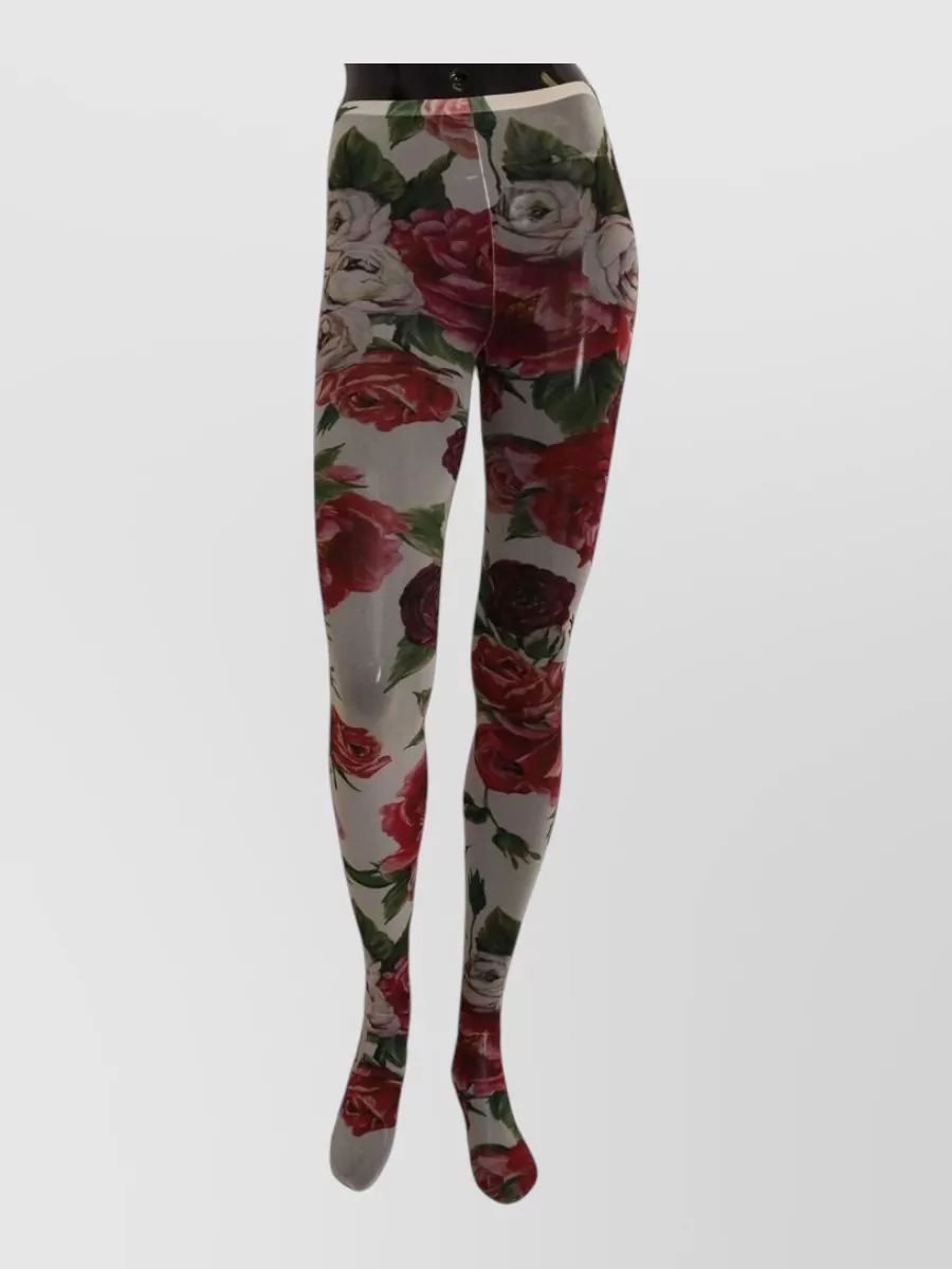 Dolce&Gabbana floral print tights