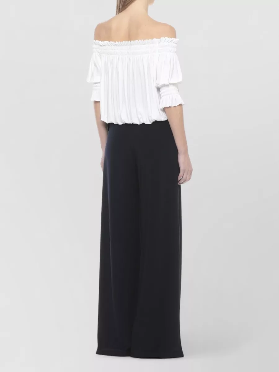 Norma Kamali Short-Sleeve Bodysuit
