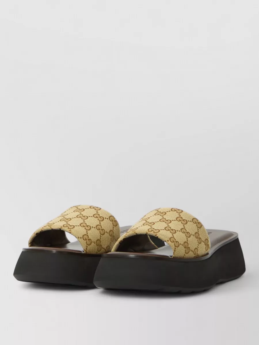 Gucci platform slides