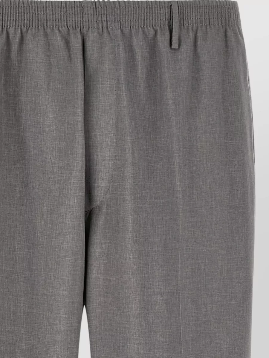 Cellar Door Pleated Straight-Leg Trousers