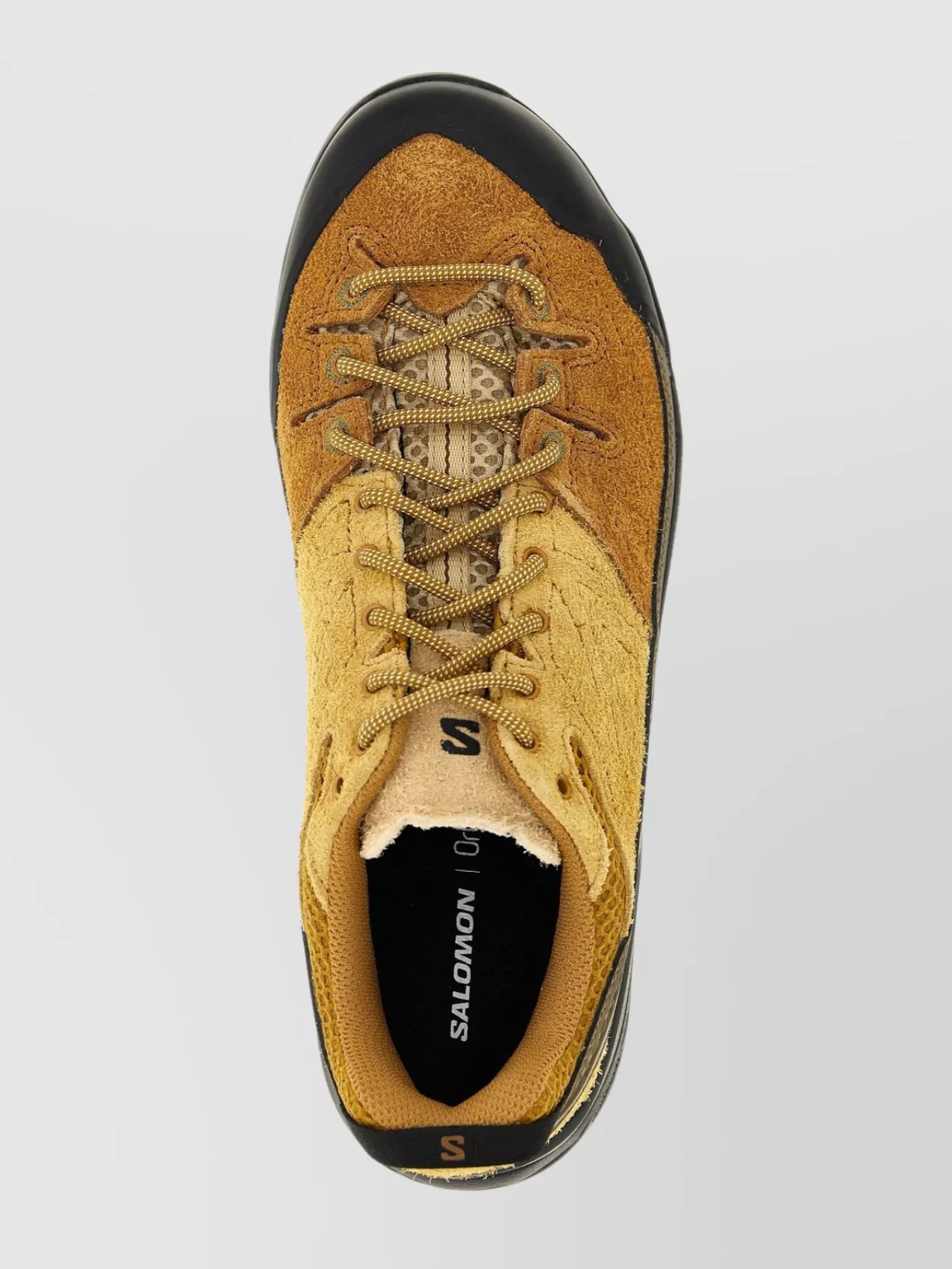 Salomon Suede Sneakers With Reinforced Toe And Textured Upper In Multi