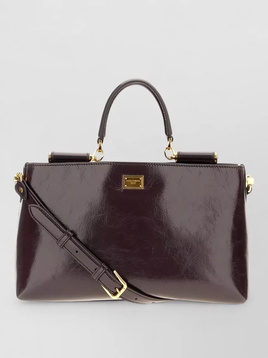 Dolce&Gabbana Vittoria Leather Shoulder Bag
