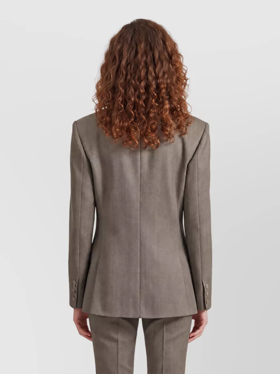 The Frankie Shop Wool Double-Breasted Blazer