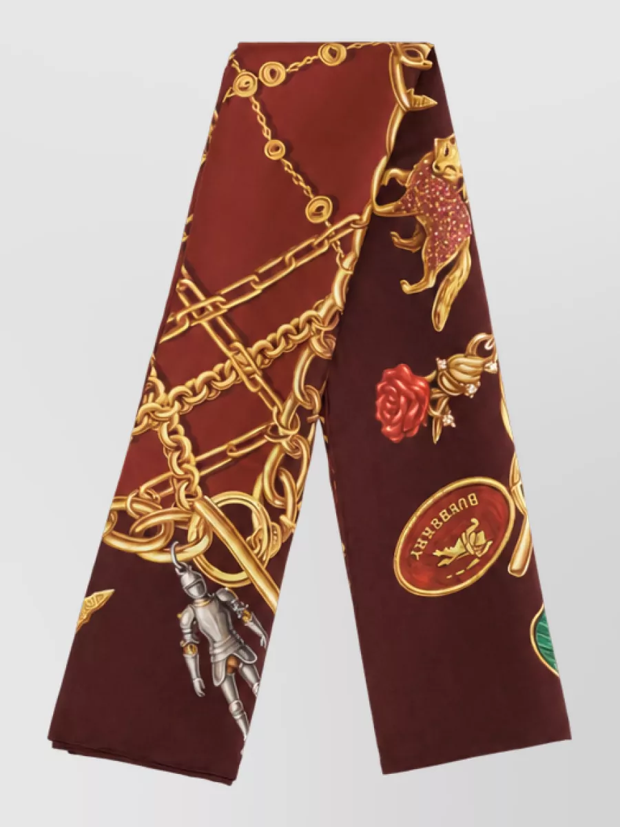 Burberry silk printed scarf