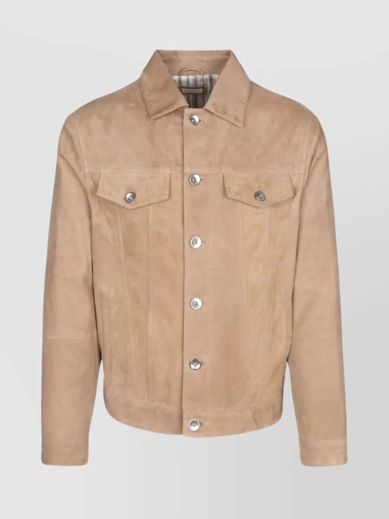 Brunello Cucinelli Jacket With Chest And Side Pockets In Neutral