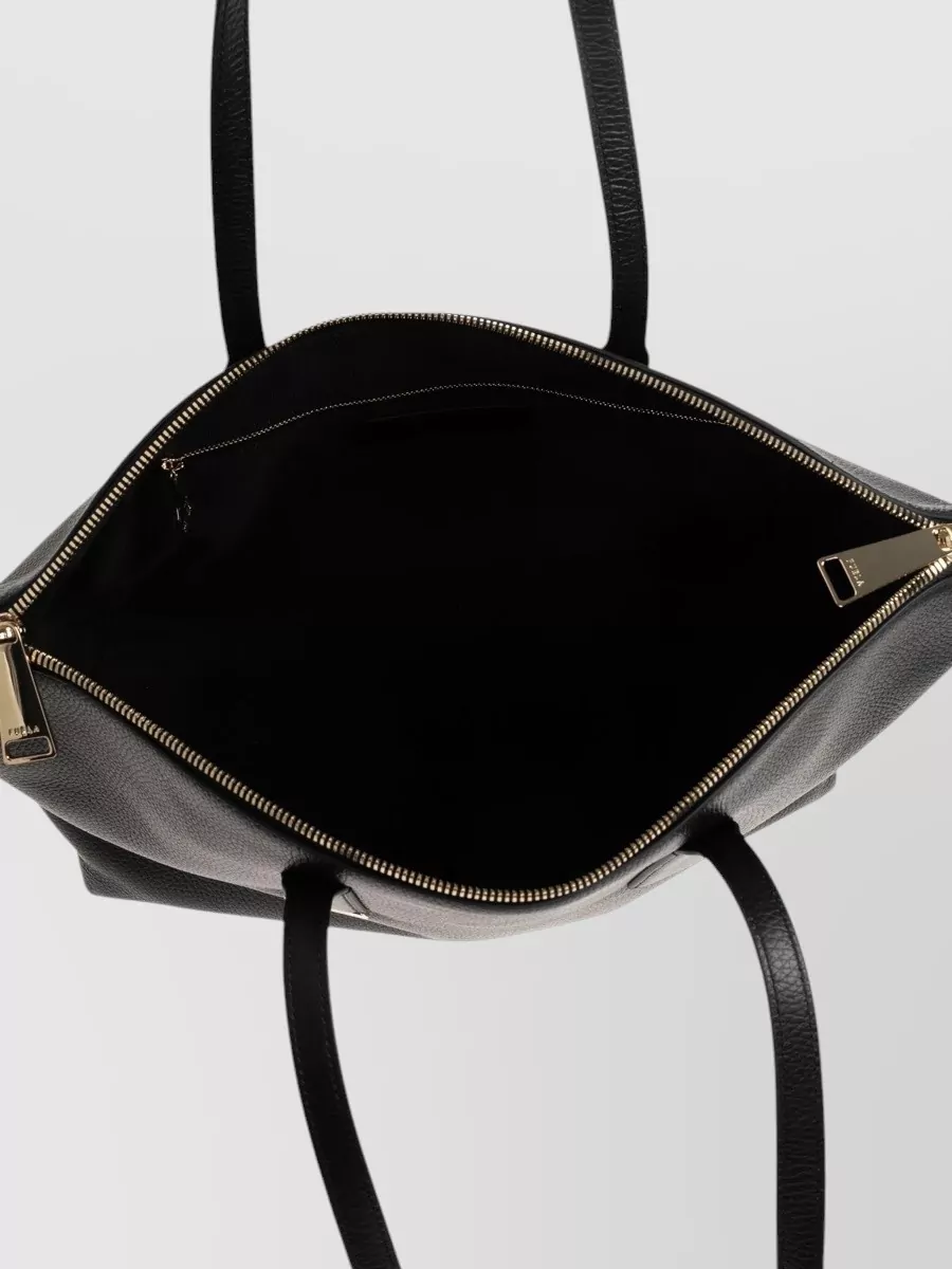 Furla Large Leather Tote Bag
