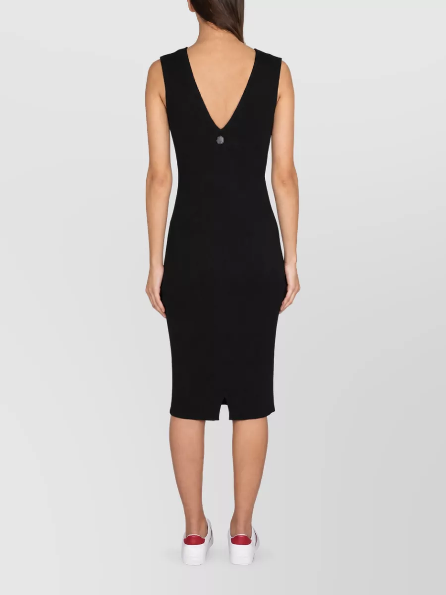 Moncler fine-knit midi dress