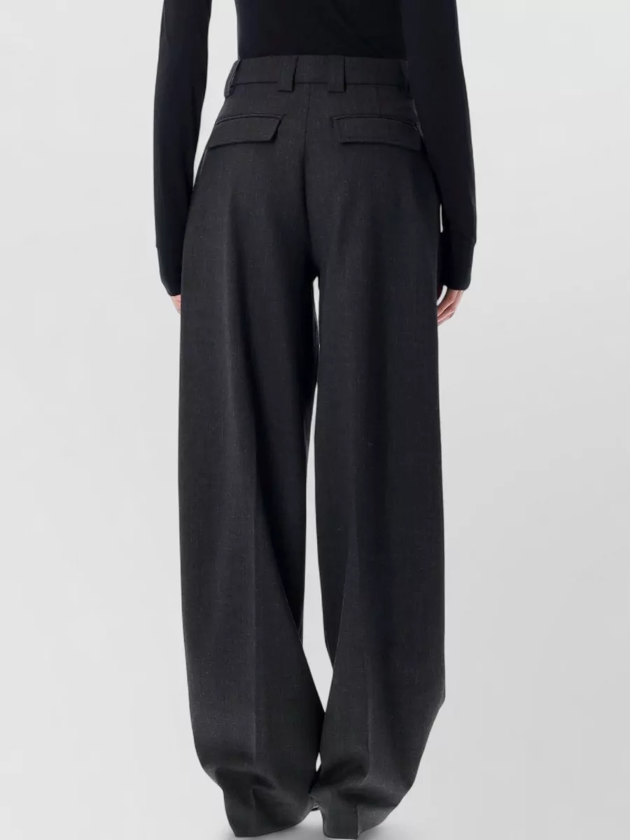 Thelatest High-Rise Pleated Tapered Trousers
