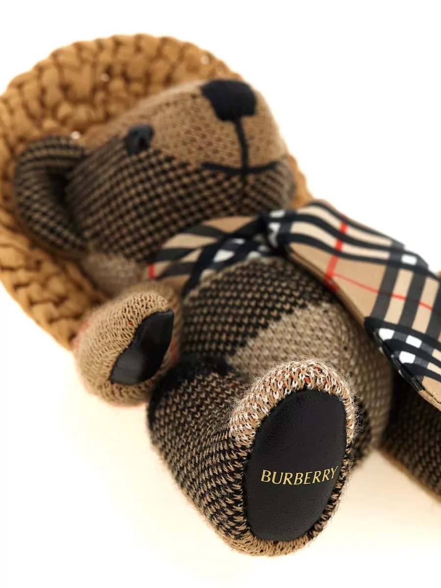 Burberry Cashmere Check Bear Keyring