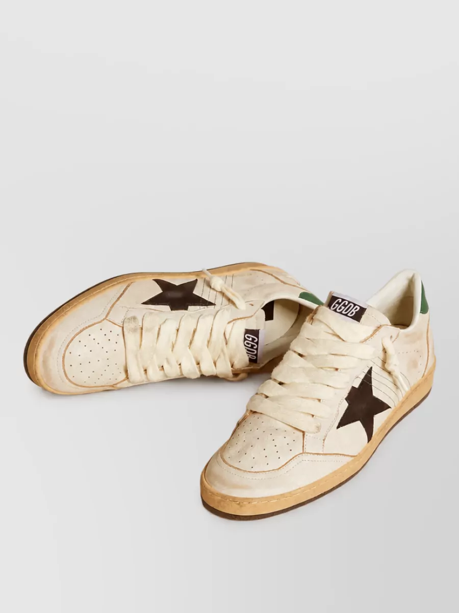Golden Goose leather low-top sneakers