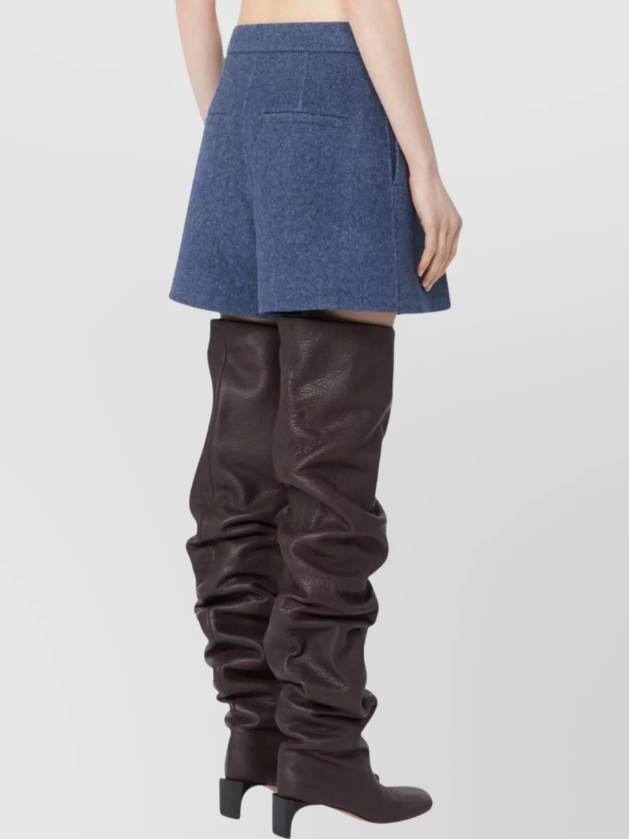 Sportmax Tailored Wool Bermuda Shorts Pockets