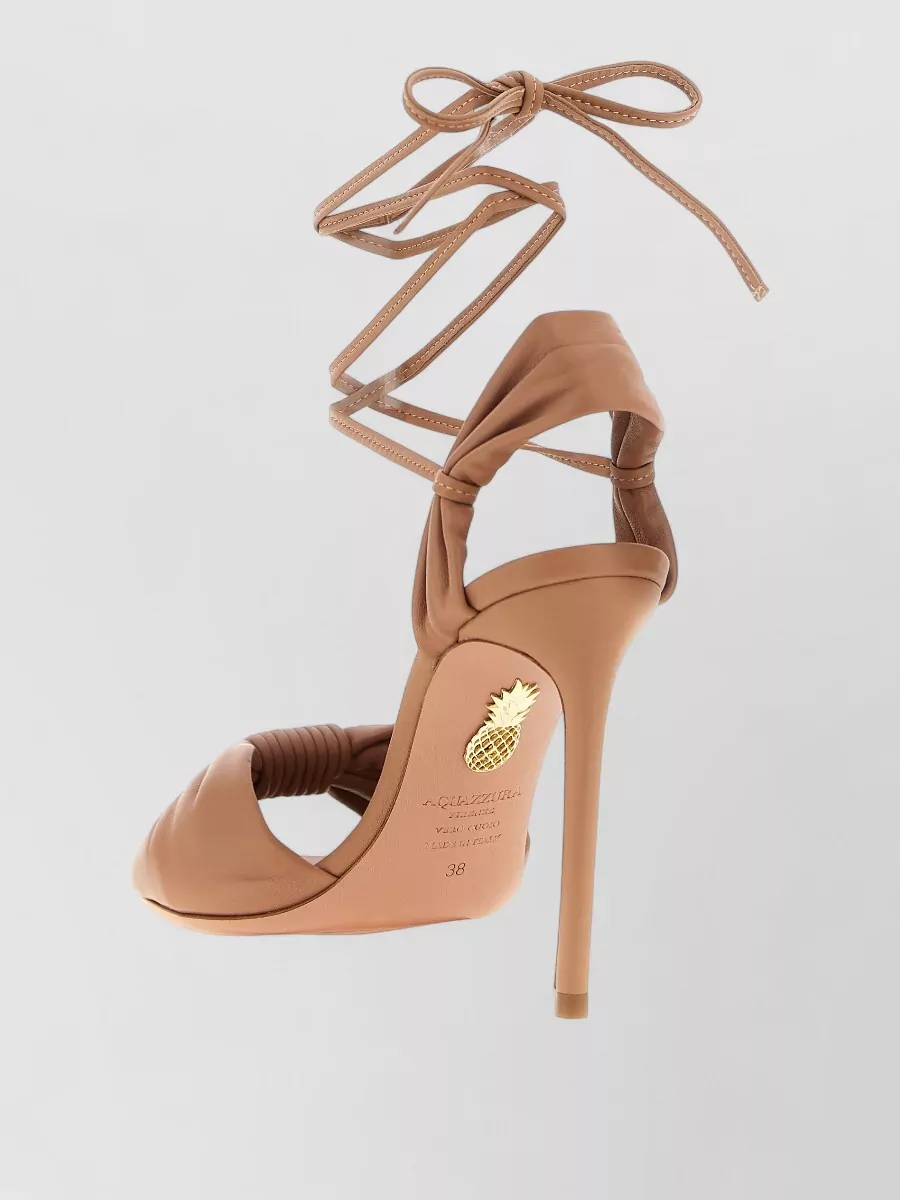 Aquazzura Leather Carina Sandals
