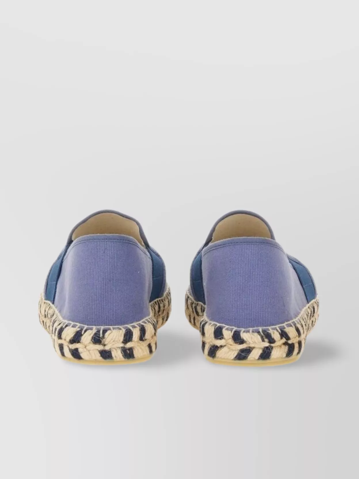 Kenzo Logo Round Toe Braided Sole Espadrilles