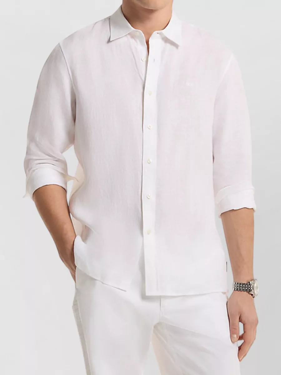 Michael Kors Linen Classic-Fit Shirt