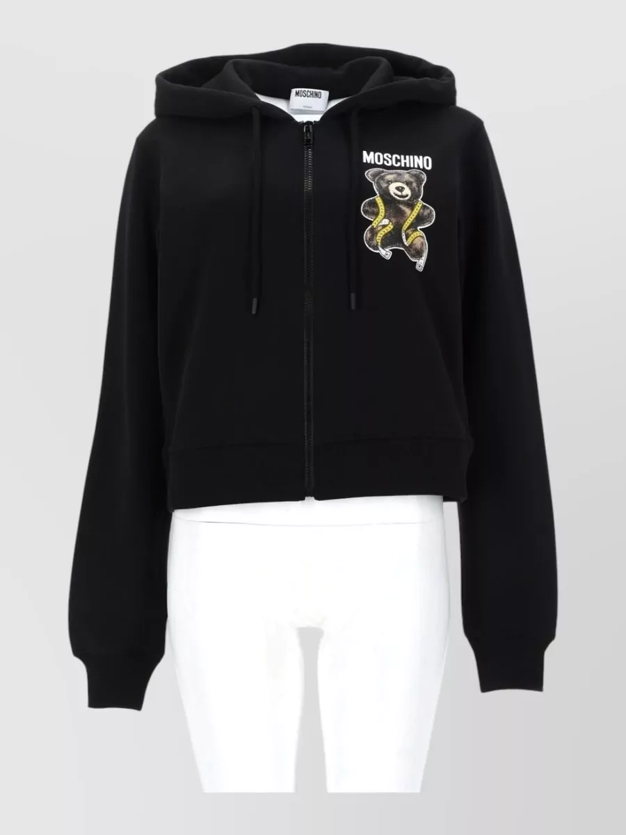 Moschino cropped cotton jacket