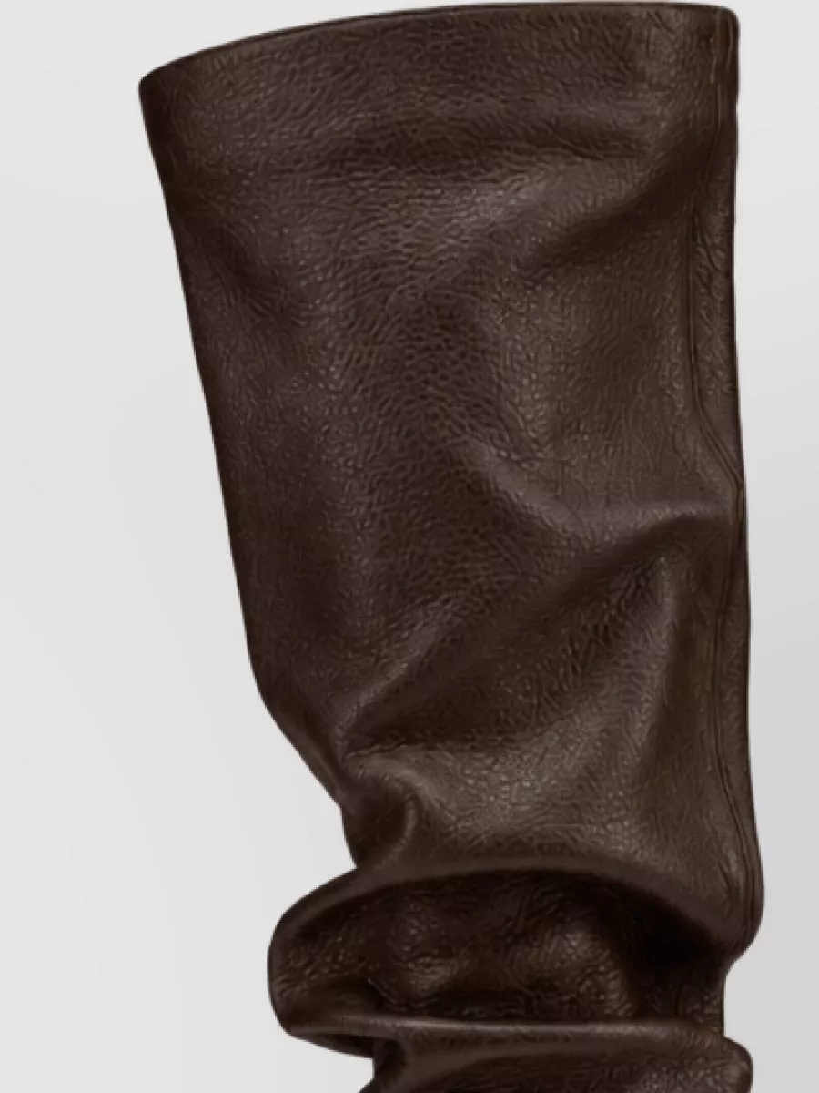 Christian Louboutin Leather Knee-High Stiletto Boots