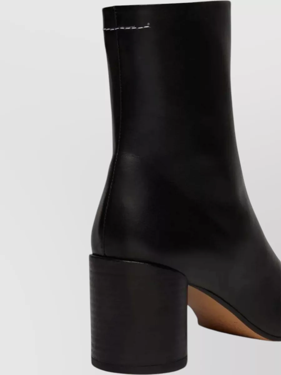 Mm6 Maison Margiela Leather Ankle Boots
