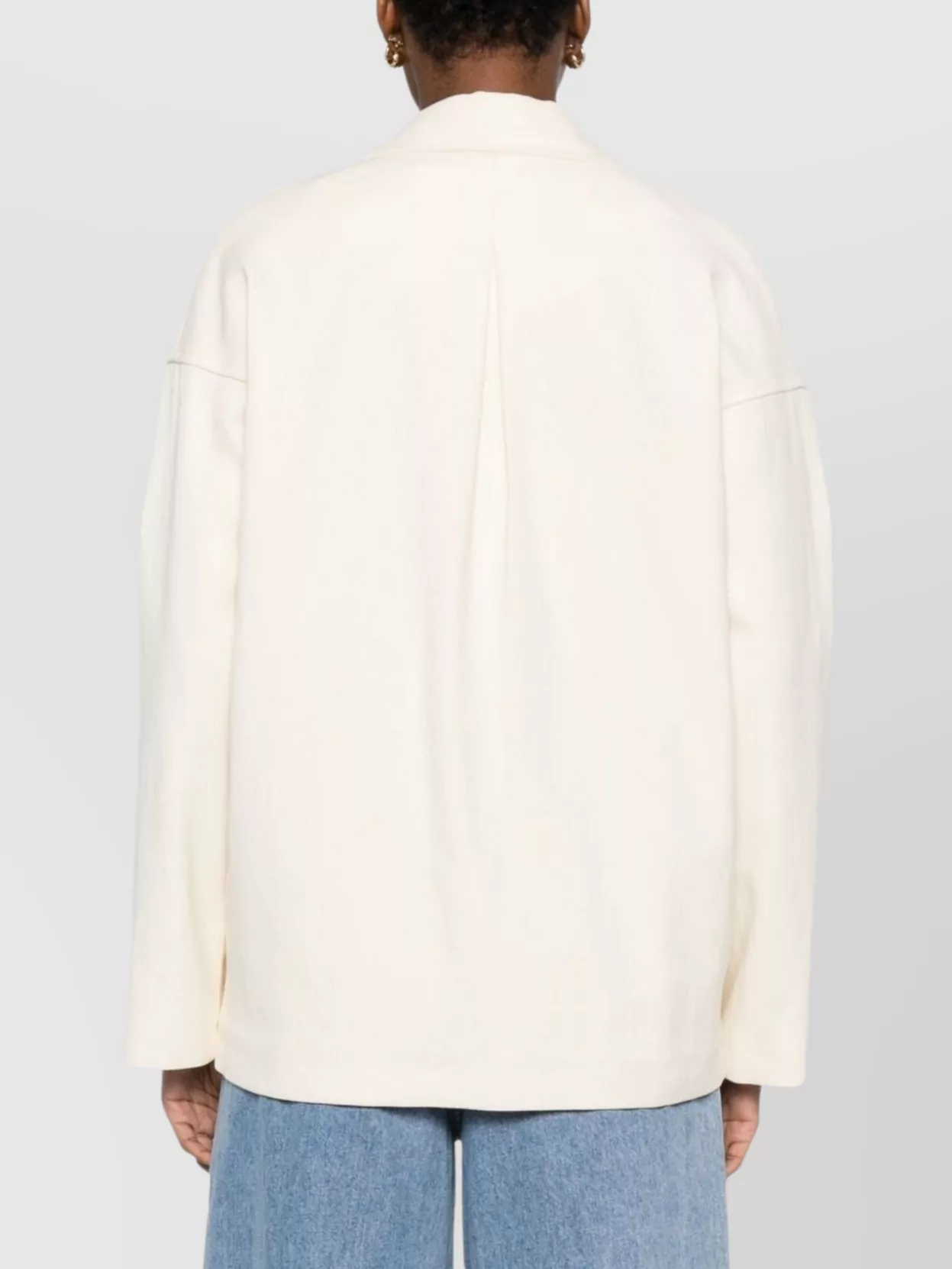 Forte Forte Double-Breasted Tailored Jacket Featuring Flap Pockets