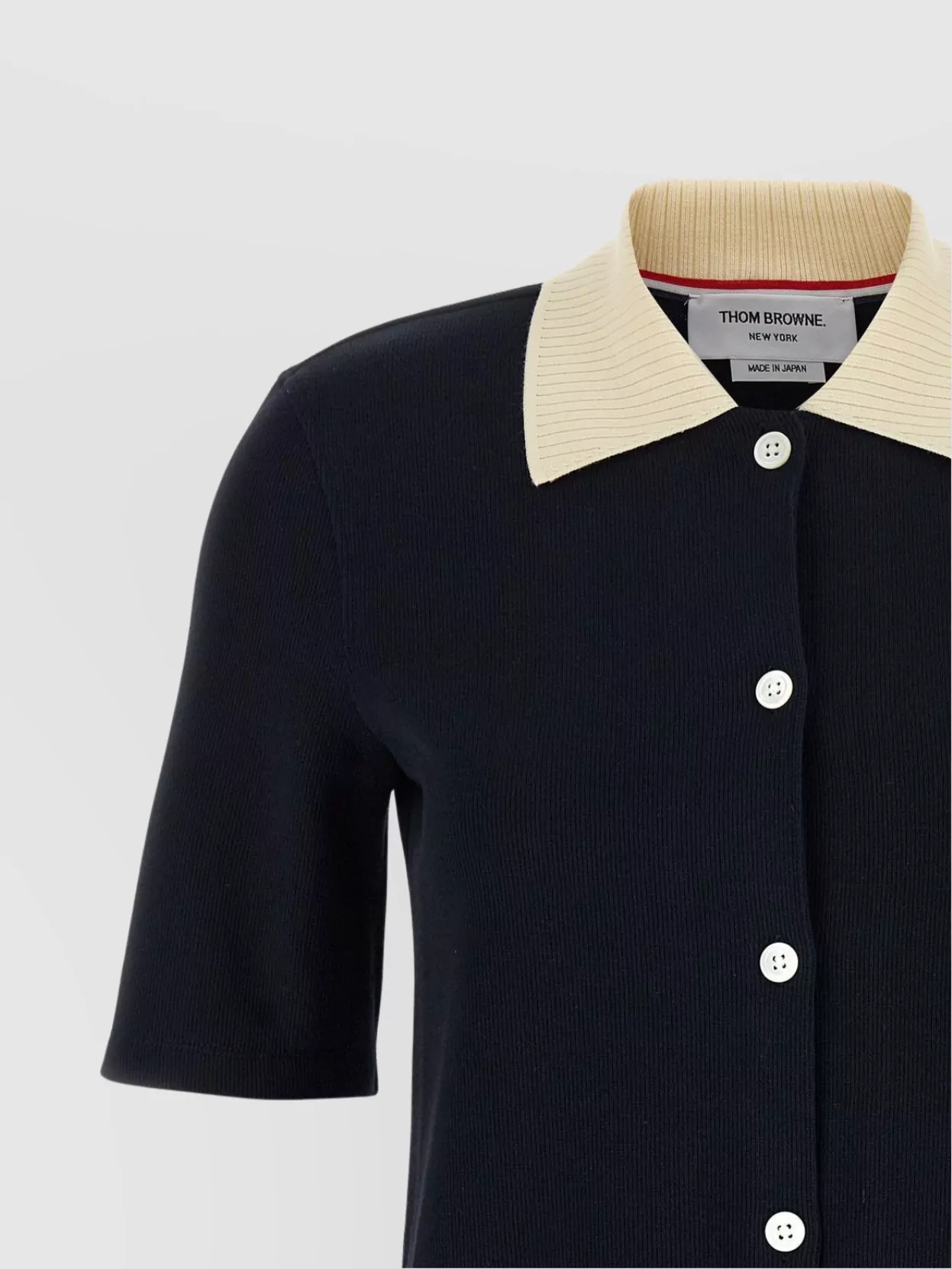 Thom Browne Collared Dress With Short Sleeves