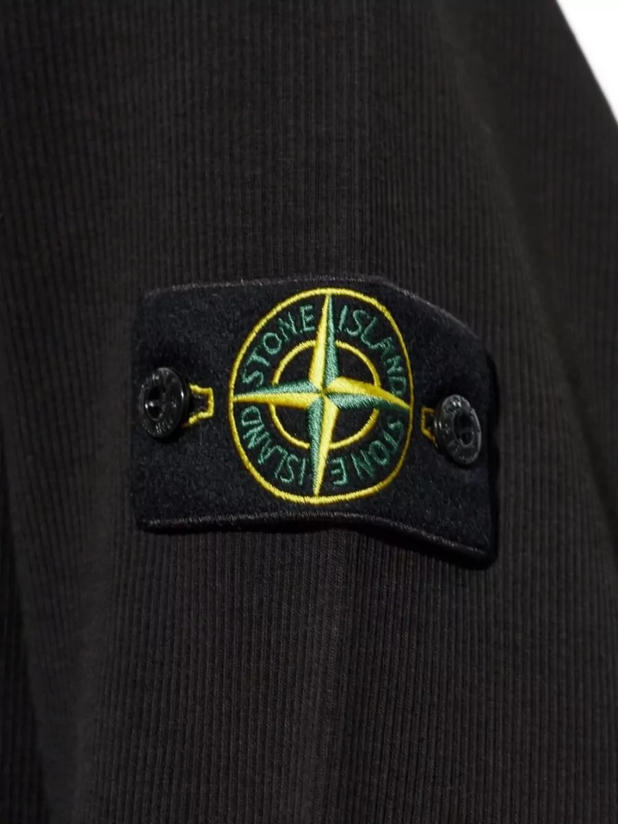 Stone Island Cotton Logo-Patch Crewneck Sweatshirt