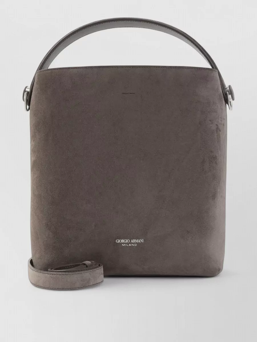 Giorgio Armani Suede Shoulder Bag