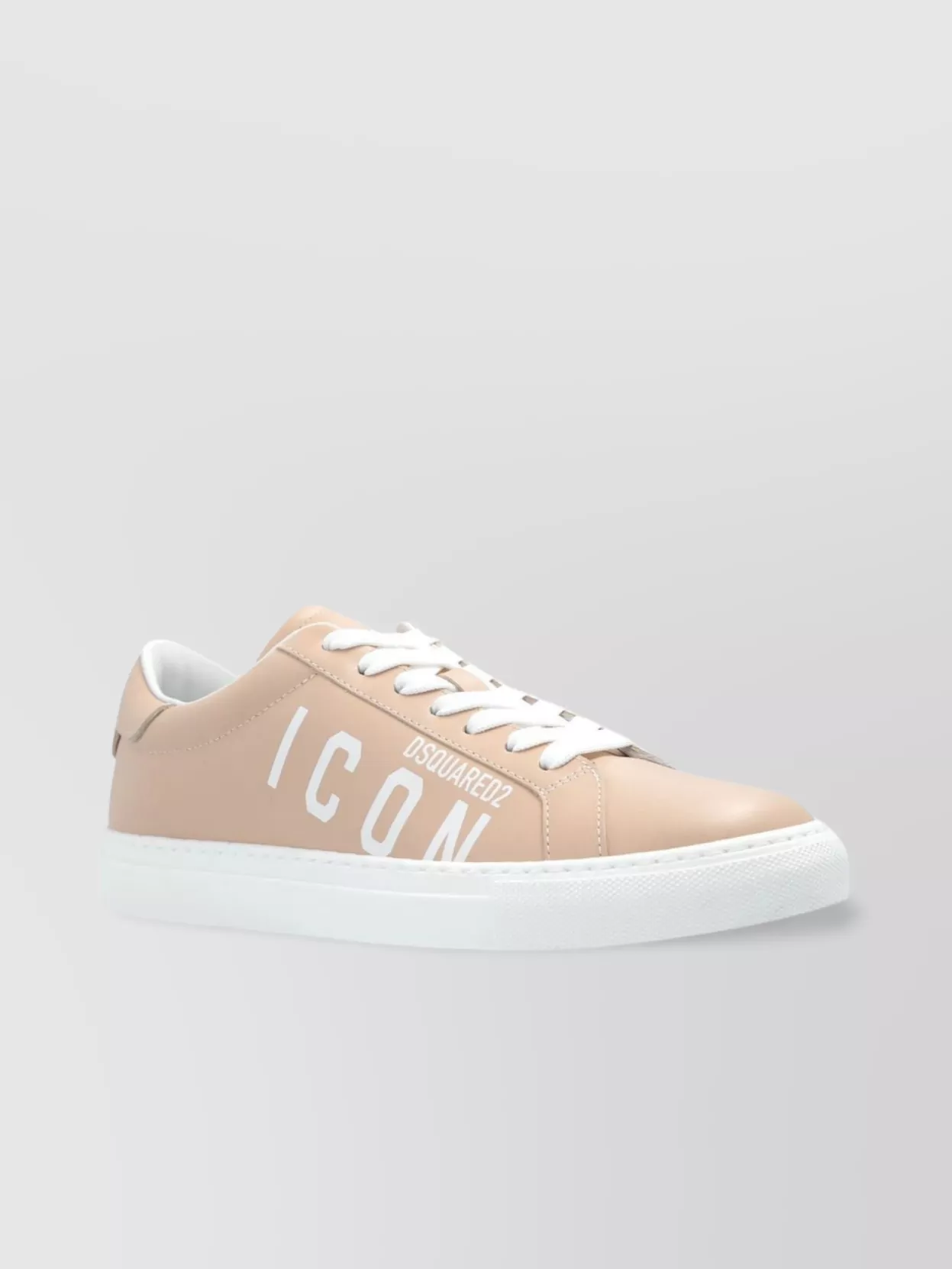 Dsquared2 Low-top Round Toe Rubber Sole Sneakers