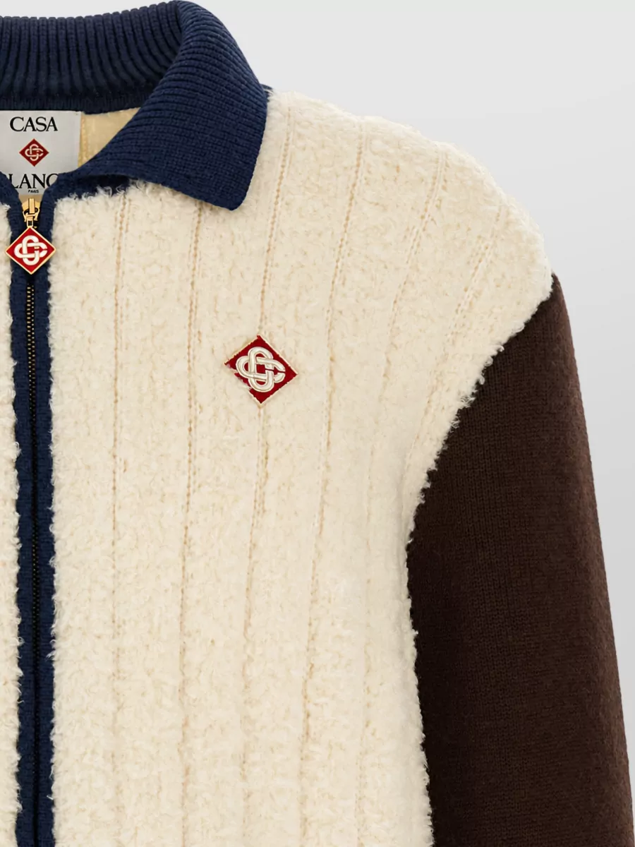 Casablanca Wool Zip Jacket