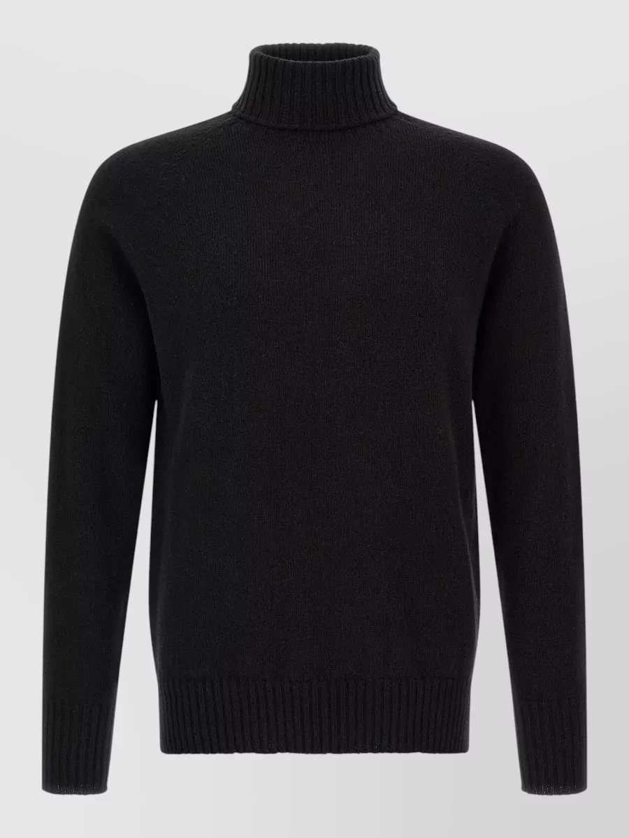 Ma'ry'ya cashmere wool ribbed turtleneck jumper