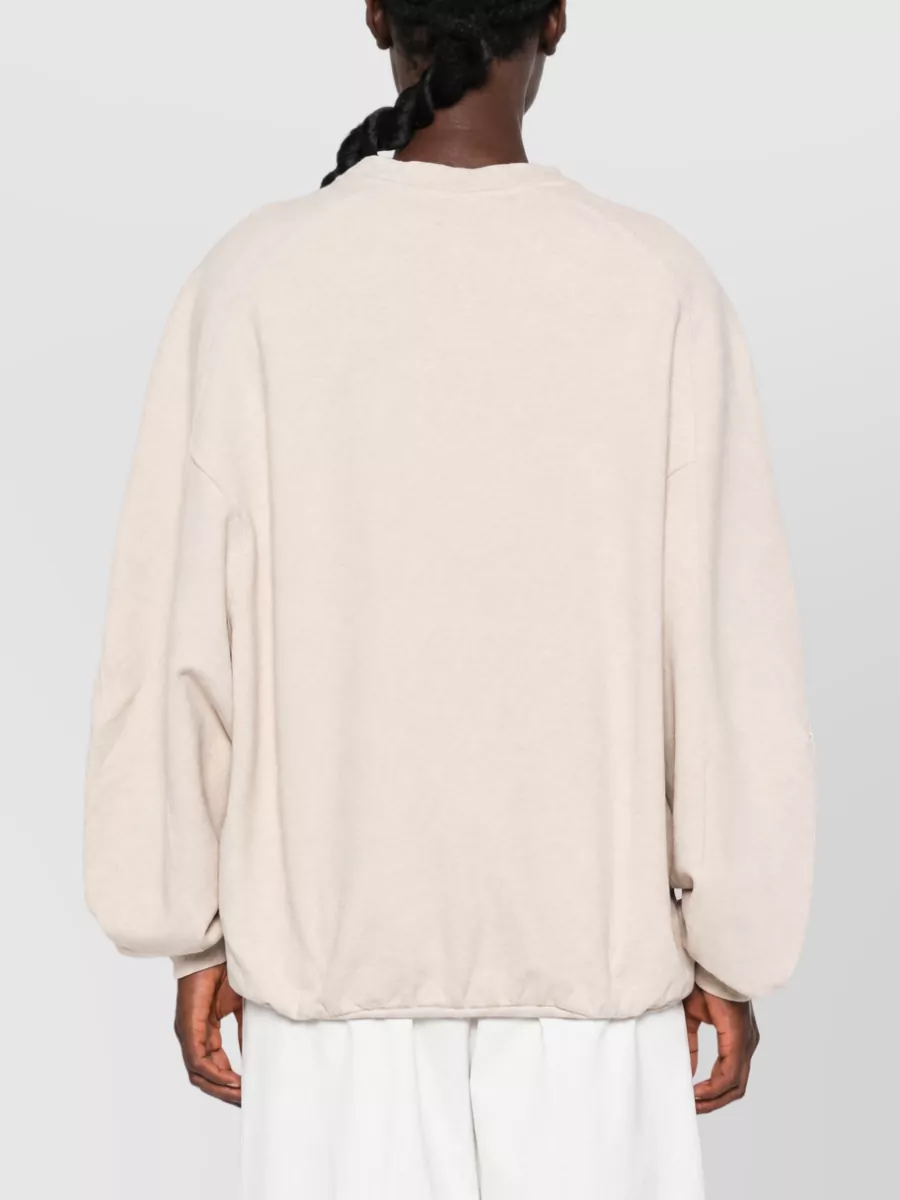 Jacquemus Cotton Oversized Crewneck Sweatshirt