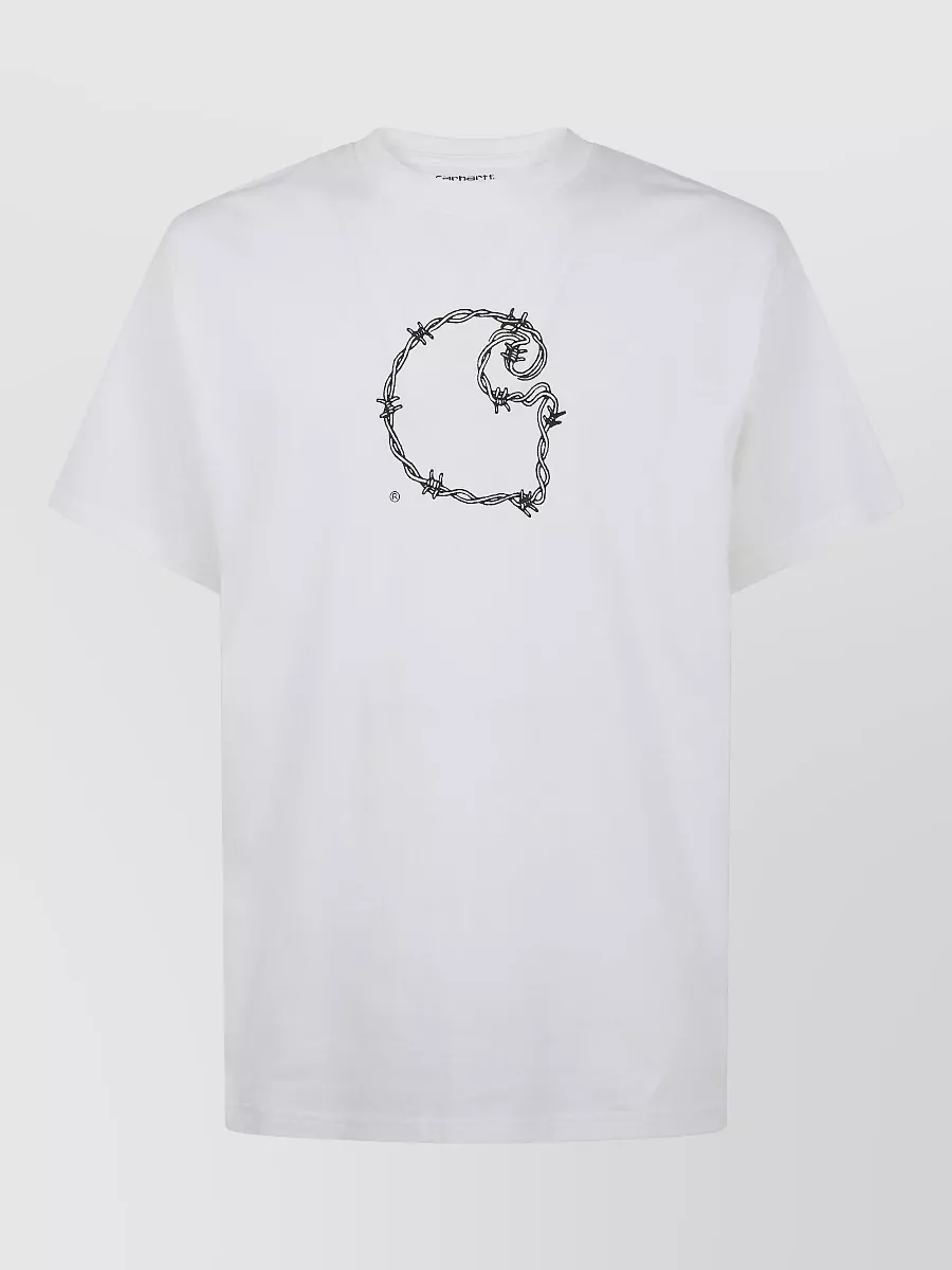 Carhartt Wip Barbwire C Organic Cotton Crew Neck T-Shirt