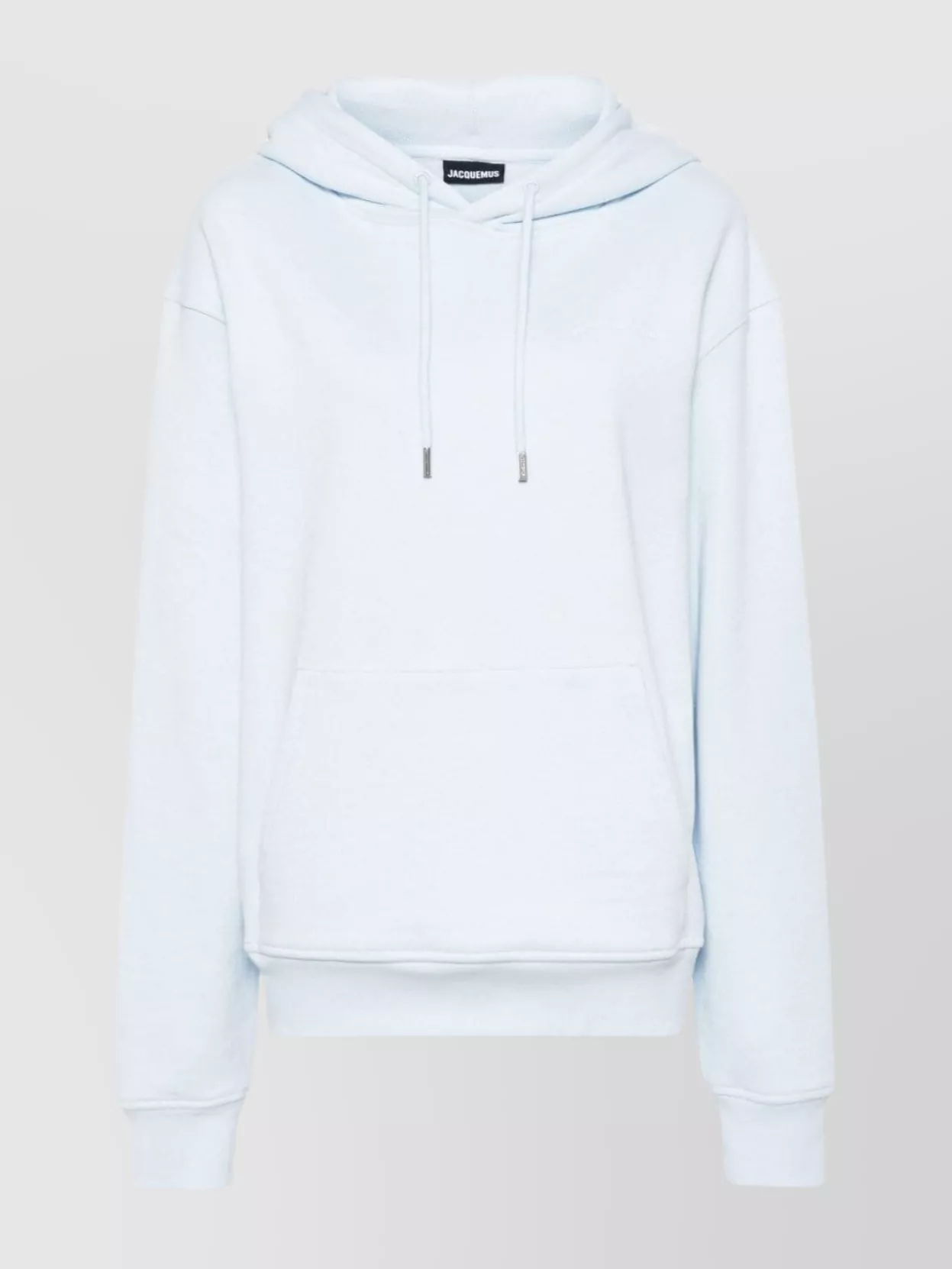 Shop Jacquemus Drawstring Hood Sweater With Pouch Pocket