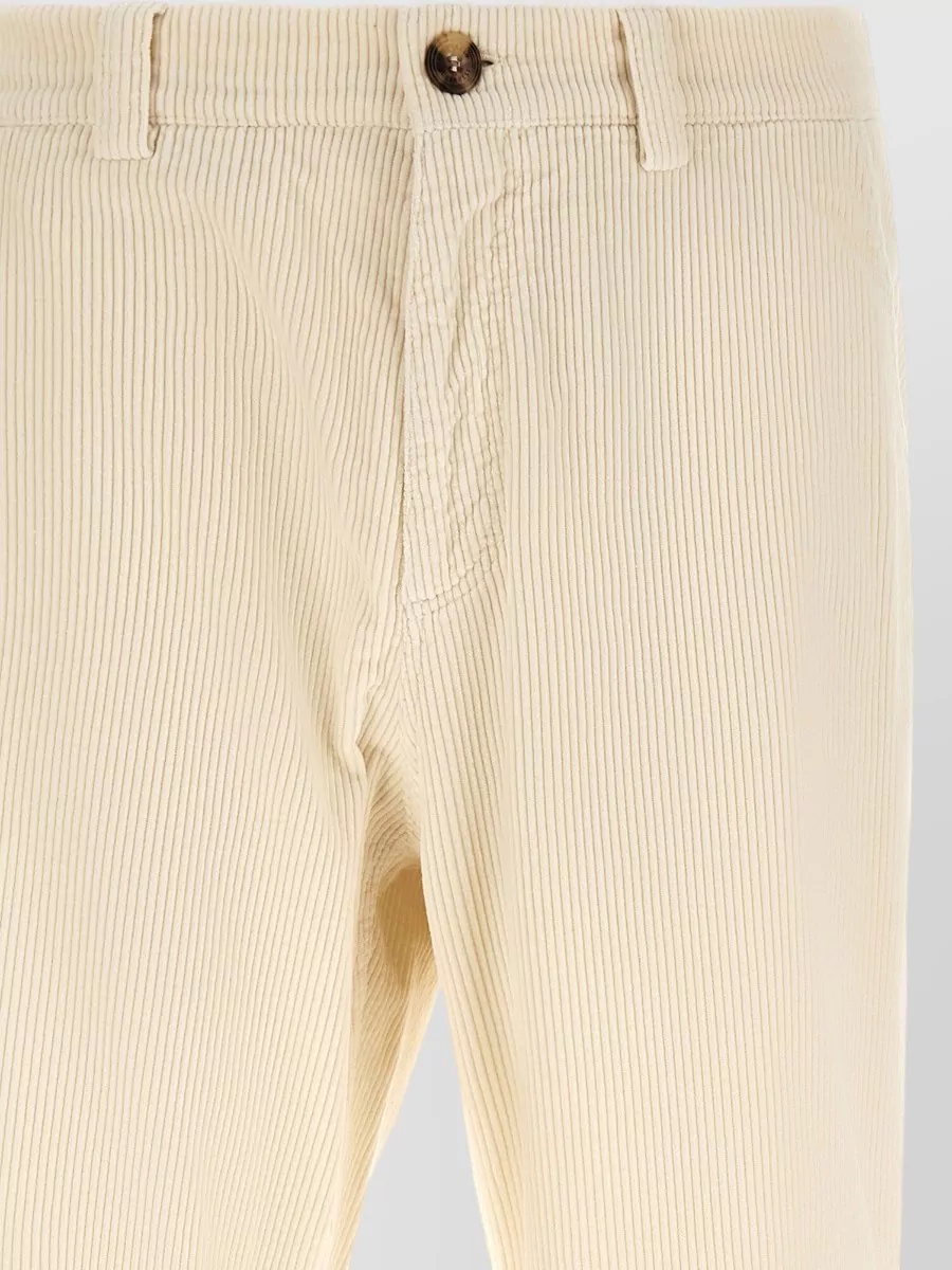 Brunello Cucinelli Corduroy Straight-Leg Trousers