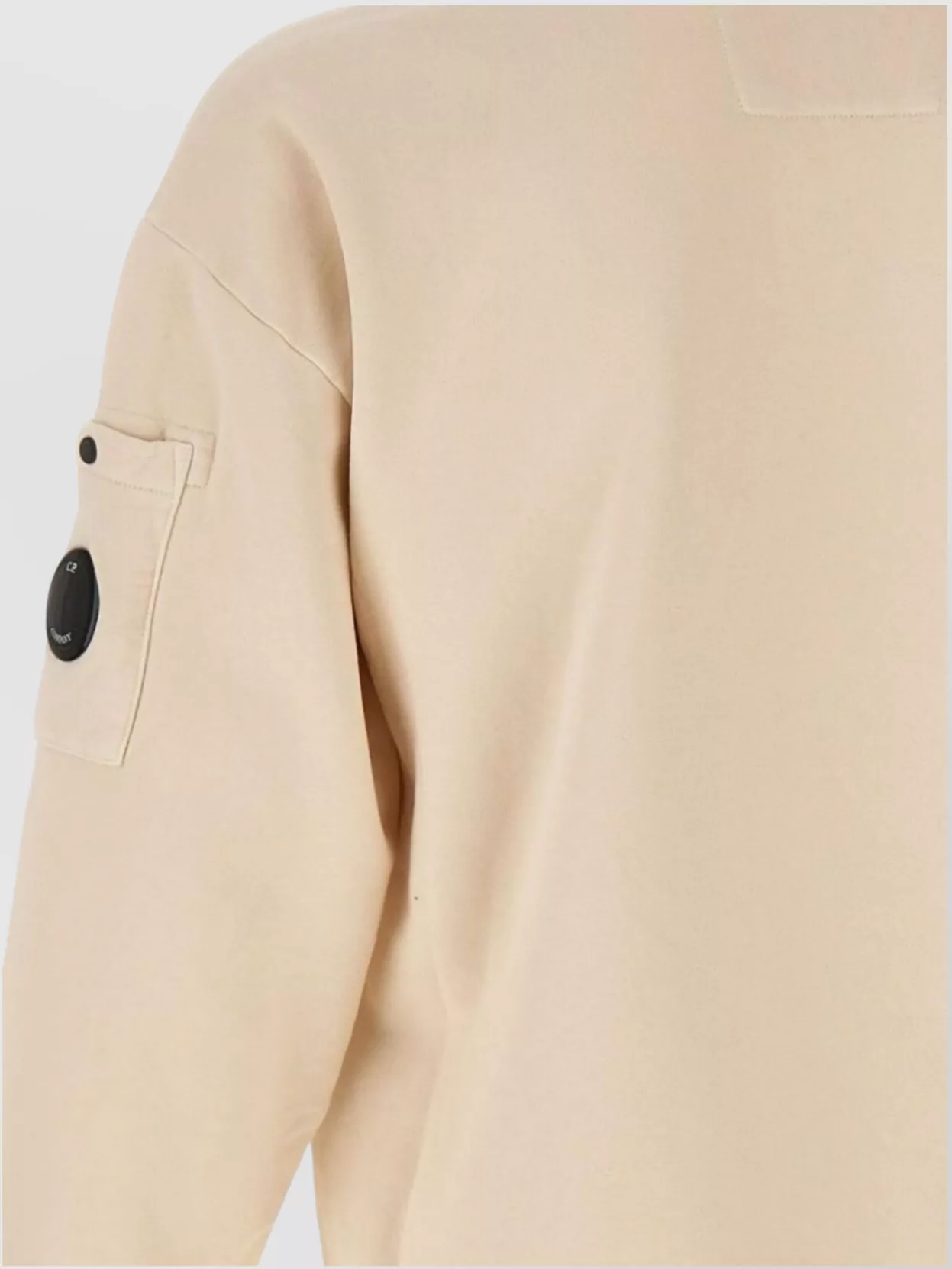 C.p. Company Long Sleeve Round Neck Sweatshirt With Pocket