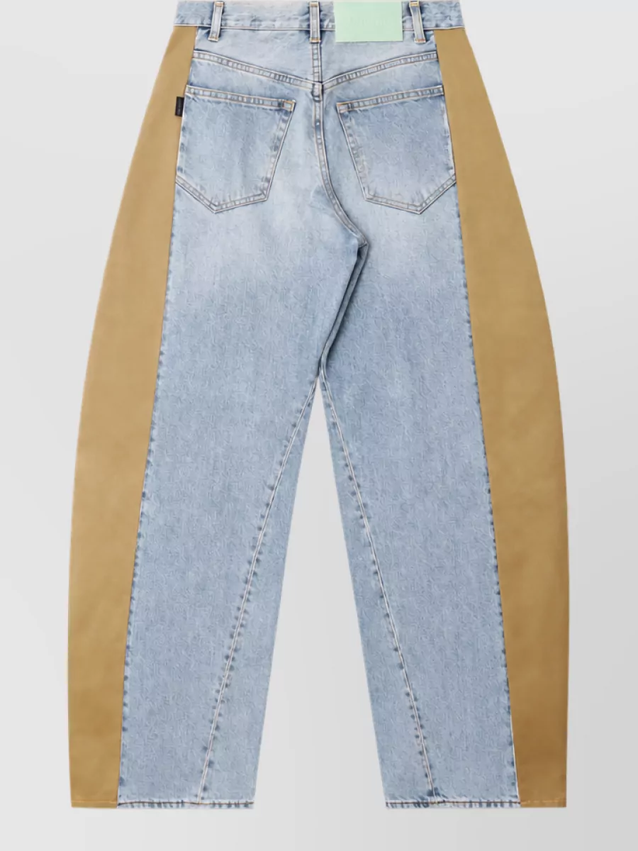 Haikure Panelled Straight-Leg Jeans