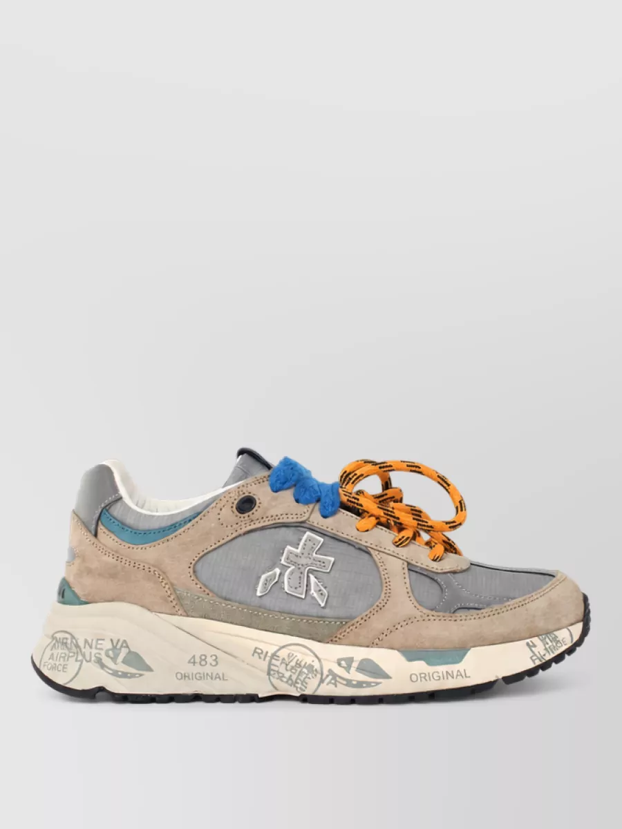 Premiata leather low-top sneakers