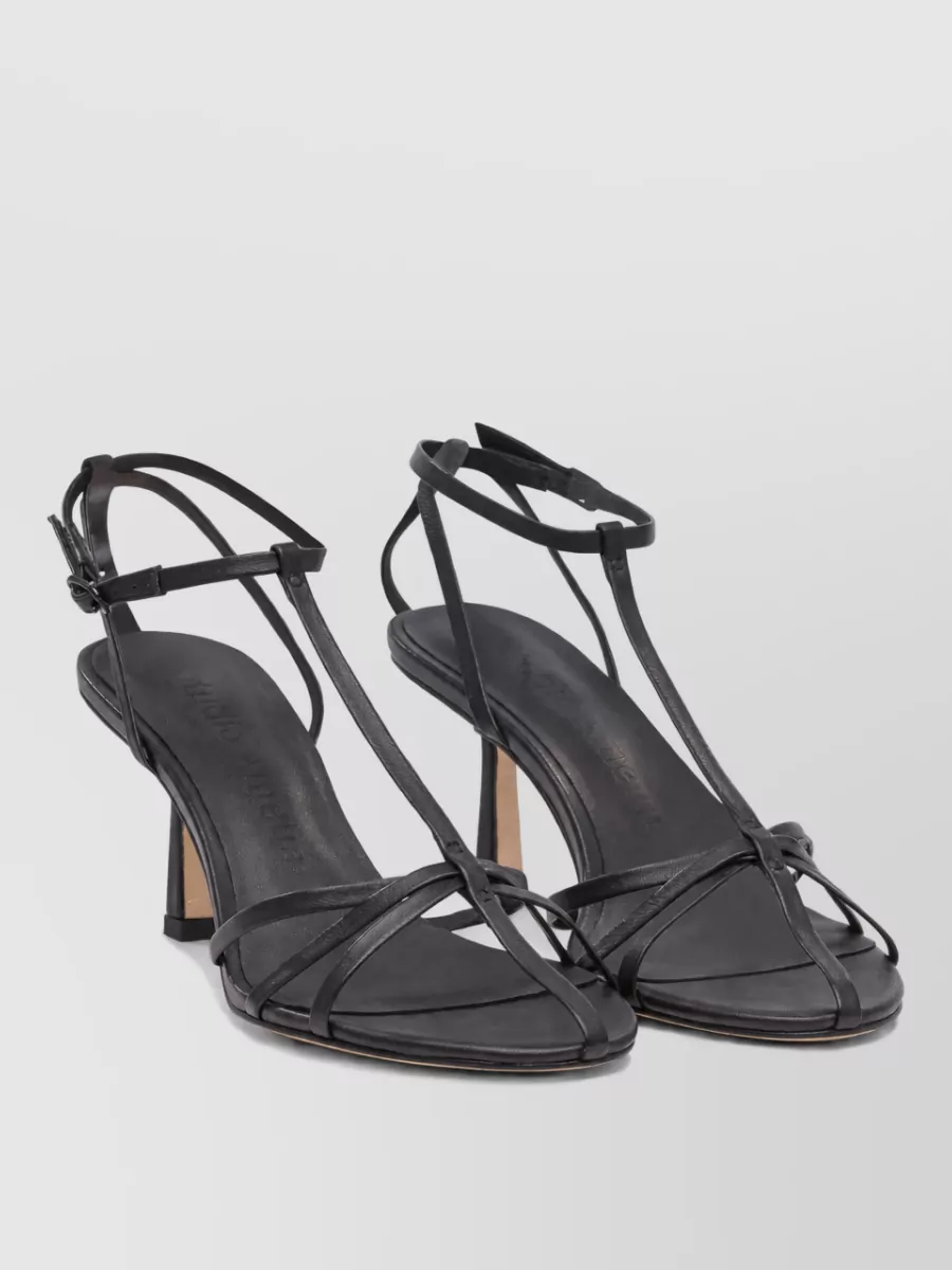 Studio Amelia leather heeled sandals