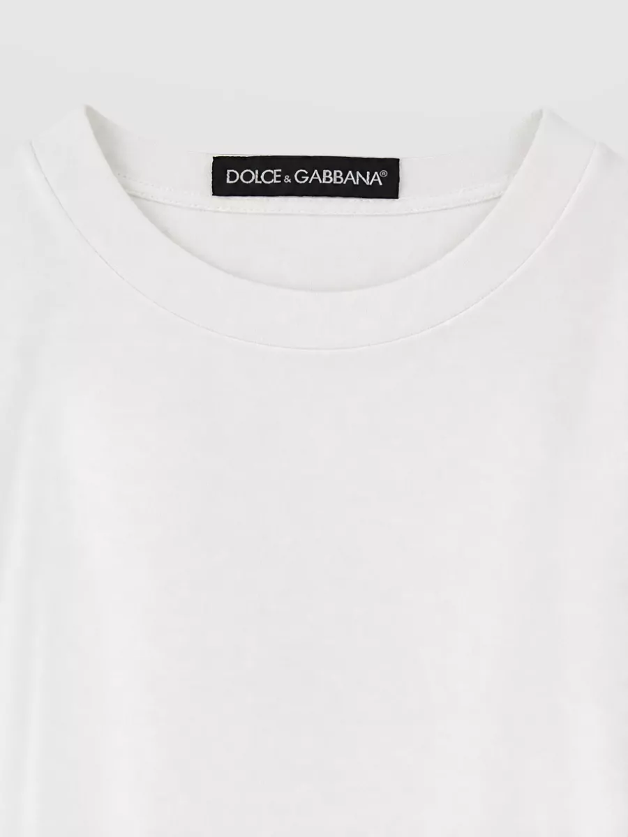 Dolce&Gabbana Cotton Logo Patch T-Shirt