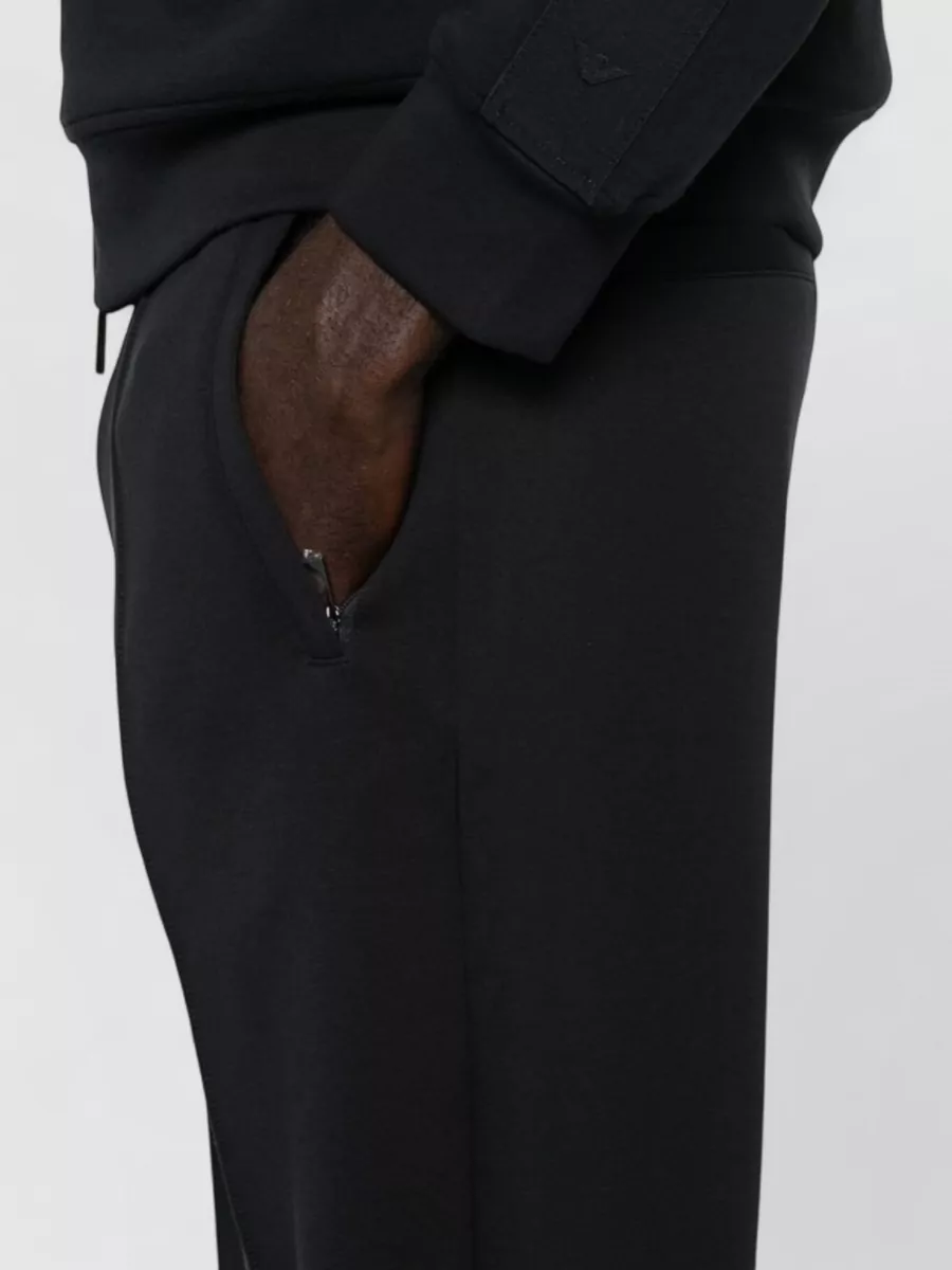 Emporio Armani Regular-Fit Straight-Leg Track Pants