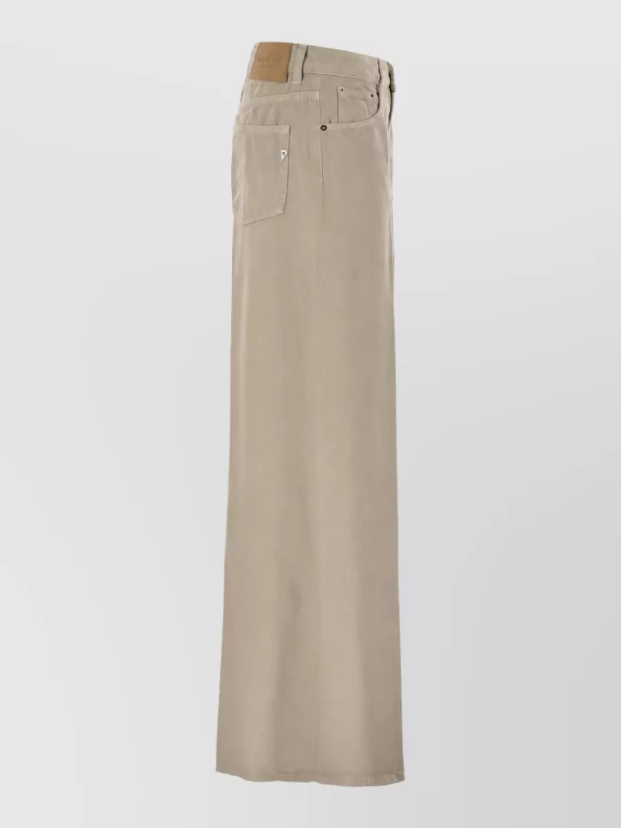 Dondup Wide Leg Denim Jeans