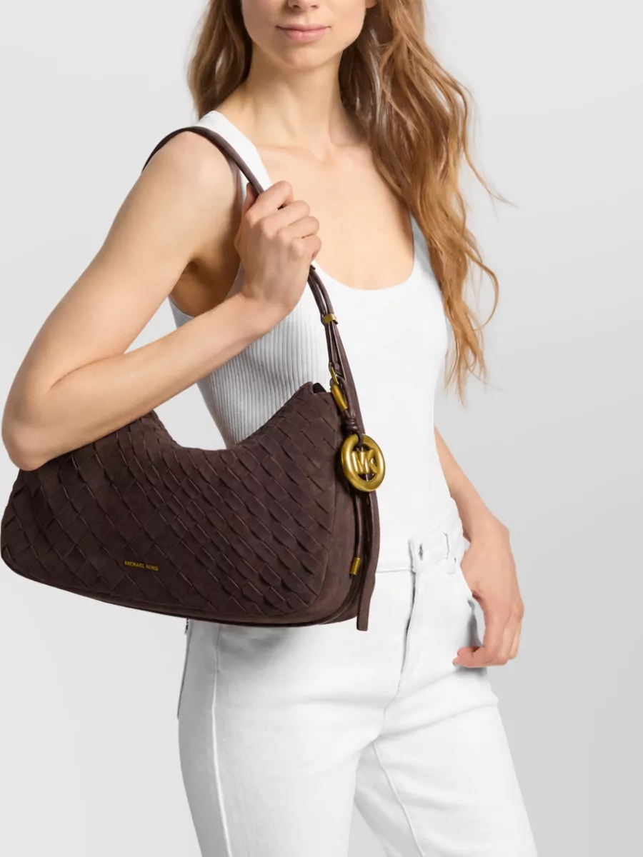 Michael Kors Bradshaw Leather Shoulder Bag