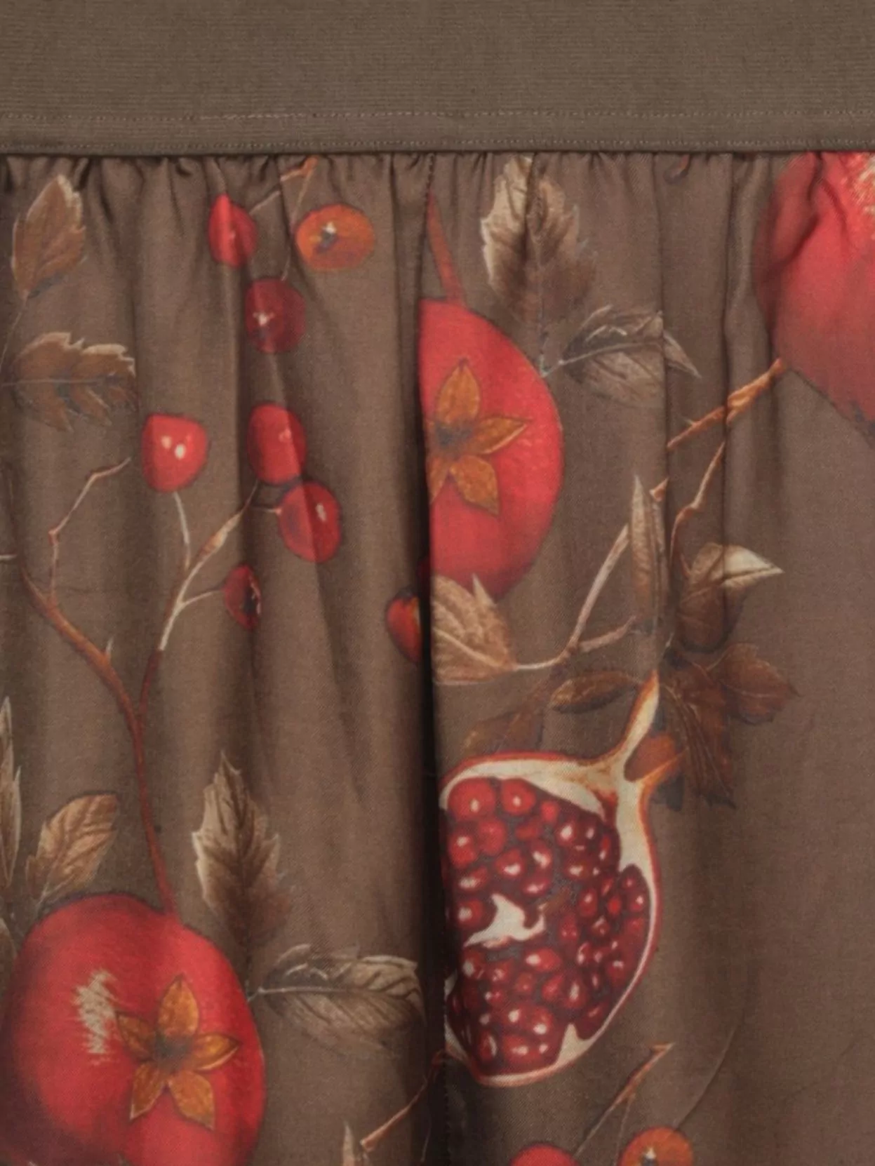 Uma Wang Floral Wide-Leg Trousers Pockets