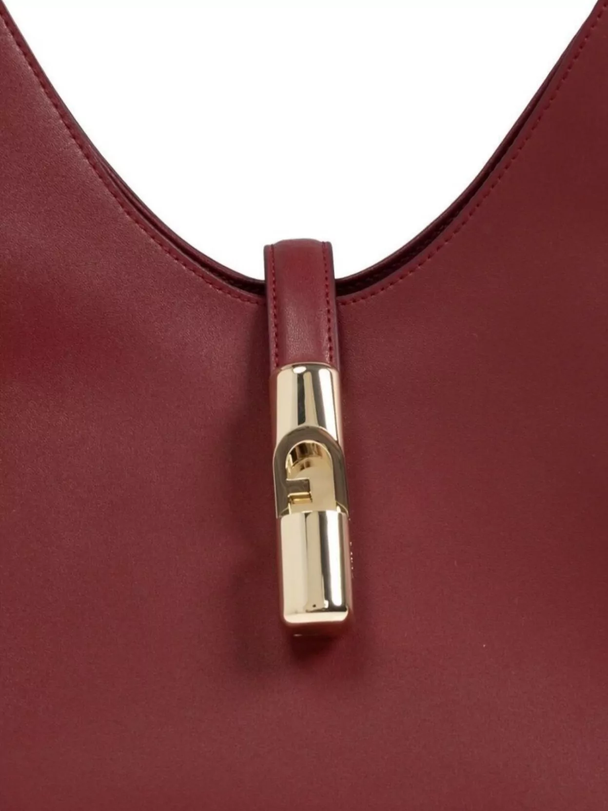 Furla Structured Top Handle Shoulder Bag
