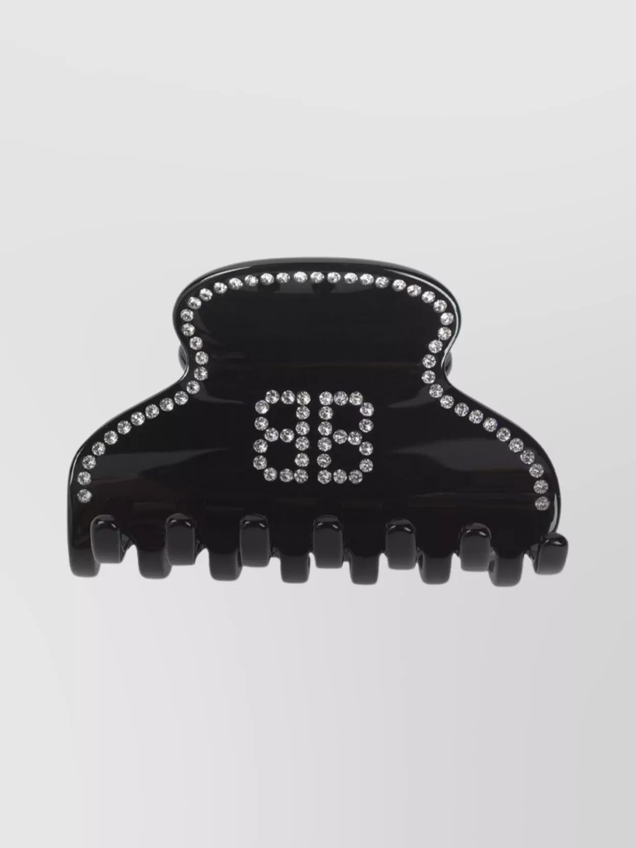 Balenciaga Rhinestone Hair Grip Glossy Finish
