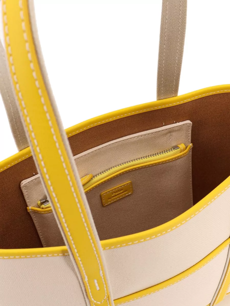 Polo Ralph Lauren Canvas Shoulder Bag Embroidered Front Logo