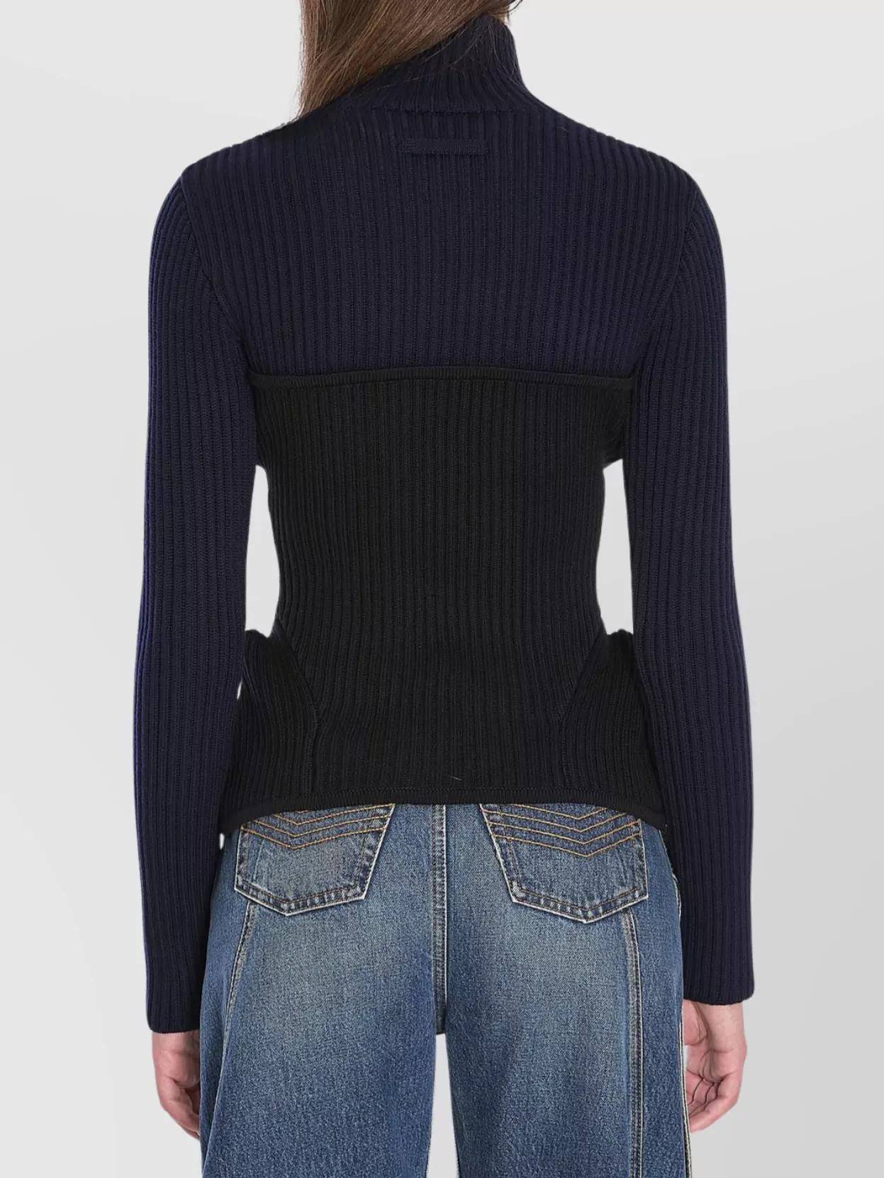 Jean Paul Gaultier Ribbed Texture Knitwear Pullover
