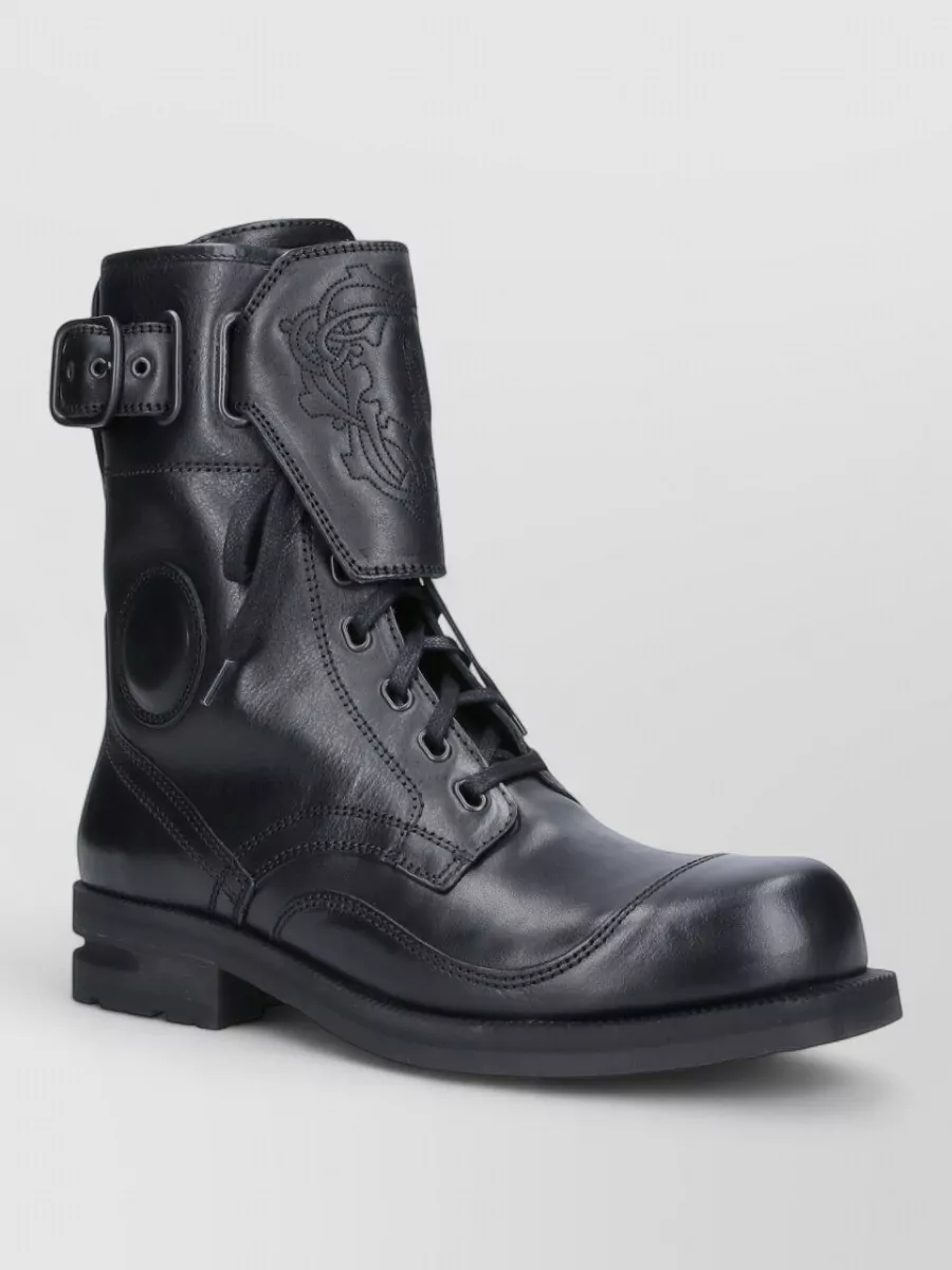 Kiko Kostadinov Leather Ankle Boots