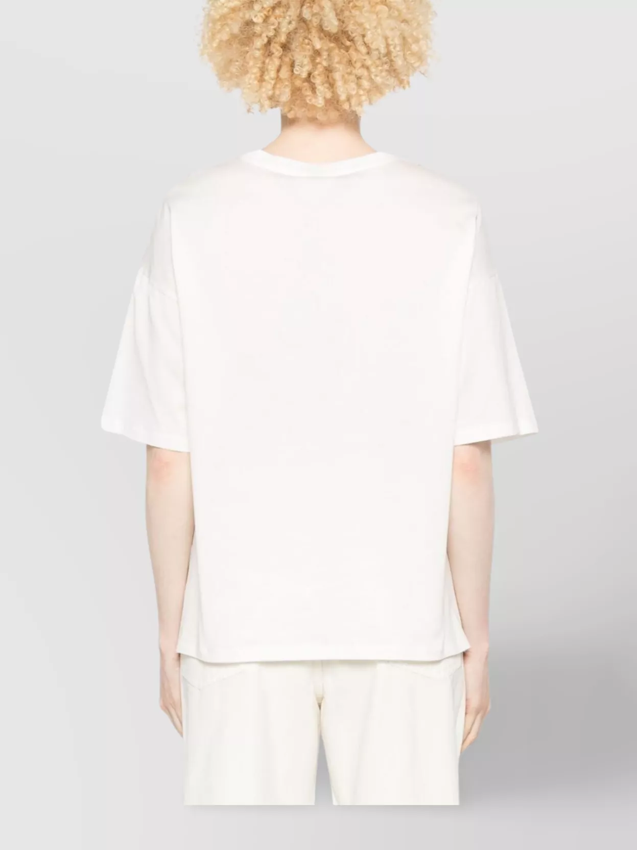 Pierre Louise Mascia Floral Print Short Sleeve Crew Neck Top