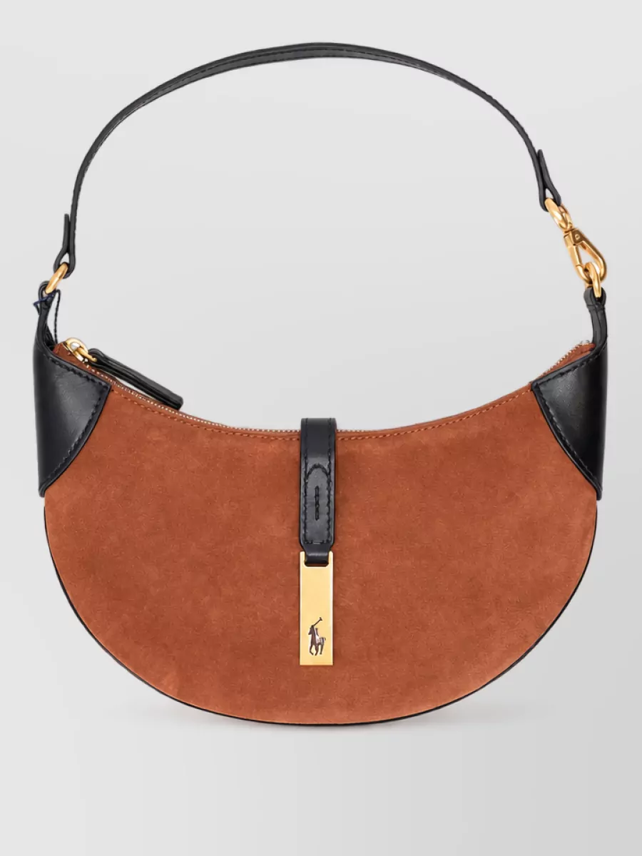 Ralph Lauren suede clutch bag