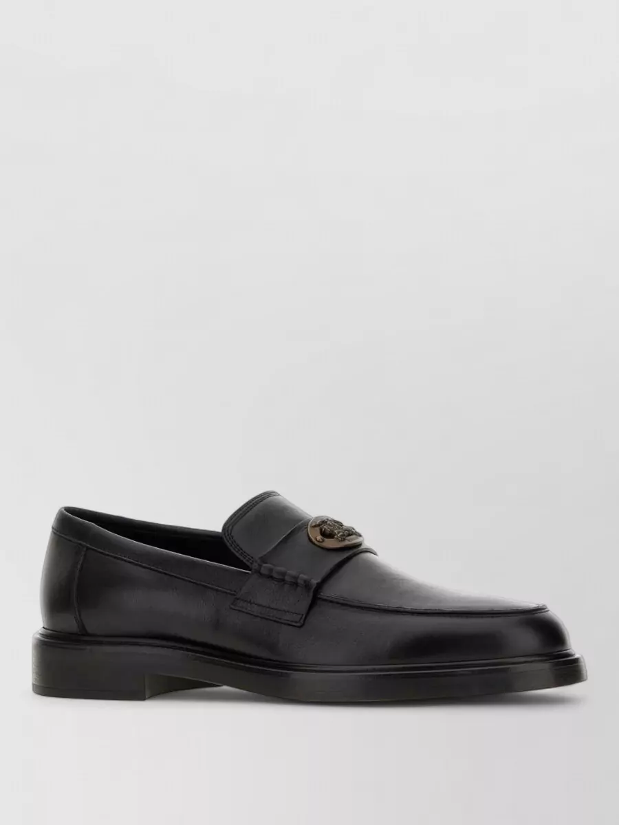 Burberry leather monk shoes