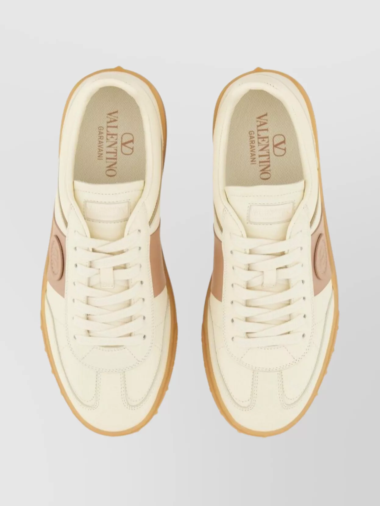 Valentino Garavani Low-Top Round Toe Sneakers For Everyday Wear